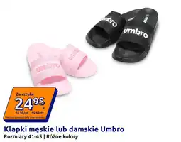 Action Klapki męskie lub damskie Umbro oferta