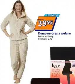 Action Domowy dres z weluru oferta