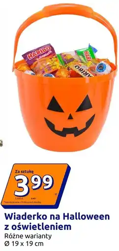Action Wiaderko na Halloween z oświetleniem oferta