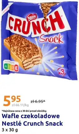 Action Wafle czekoladowe Nestlé Crunch Snack oferta