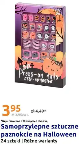 Action Samoprzylepne sztuczne paznokcie na Halloween 24 sztuki oferta