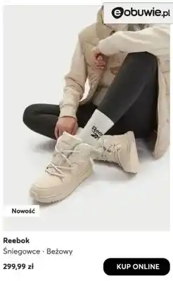 eobuwie Śniegowce beżowe Reebok oferta
