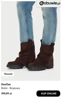 eobuwie Botki brązowe DeeZee oferta