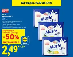 Lidl Masło ekstra Pilos 82% oferta