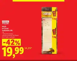 Lidl Ser Carski w plastrach XXL Pilos oferta