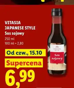 Lidl Sos sojowy Vitasia Japanese Style oferta