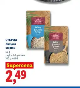 Lidl Nasiona sezamu zwykłe Vitasia oferta