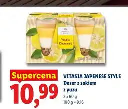 Lidl Deser z sokiem z yuzu 2-pak Vitasia Japanese Style oferta