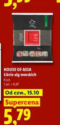Lidl Liście alg morskich House of Asia oferta
