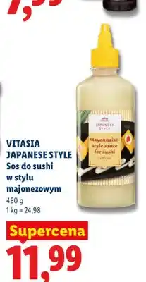 Lidl Sos do sushi w stylu majonezowym Vitasia Japanese Style oferta