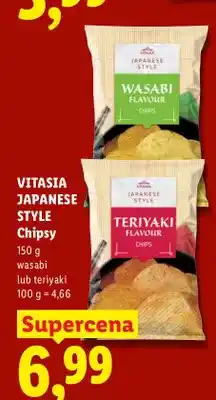 Lidl Chipsy wasabi Vitasia Japanese Style oferta