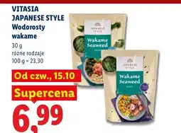 Lidl Wodorosty wakame Vitasia Japanese Style oferta