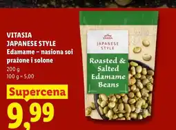 Lidl Edamame nasiona soi prażone i solone Vitasia Japanese Style oferta