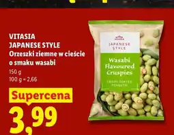 Lidl Orzeszki ziemne w cieście o smaku wasabi Vitasia Japanese Style oferta