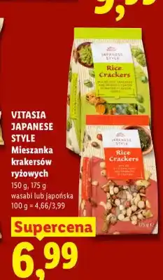 Lidl Mieszanka krakersów ryżowych wasabi Vitasia Japanese Style oferta
