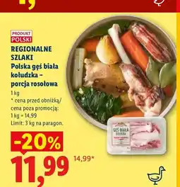 Lidl Polska gęś biała kołudzka porcja rosołowa Regionalne Szlaki oferta