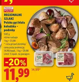 Lidl Polska gęś biała kołudzka podroby Regionalne Szlaki oferta