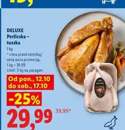Lidl Perliczka tuszka Deluxe oferta