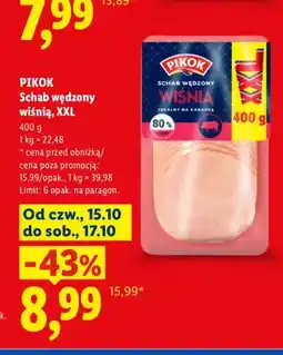 Lidl Schab wędzony wiśnią XXL Pikok oferta