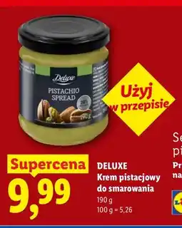 Lidl Krem pistacjowy do smarowania Deluxe oferta