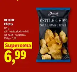 Lidl Chipsy sól i masło Deluxe oferta