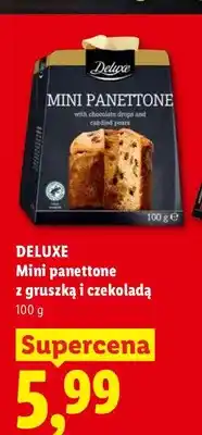 Lidl Mini panettone z gruszką i czekoladą Deluxe oferta
