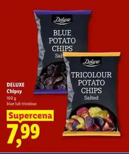 Lidl Chipsy blue Deluxe oferta