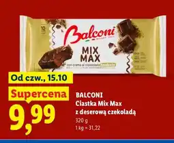 Lidl Ciastka Mix Max z deserową czekoladą Balconi oferta