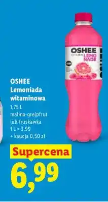 Lidl Lemoniada witaminowa malina-grejpfrut Oshee oferta