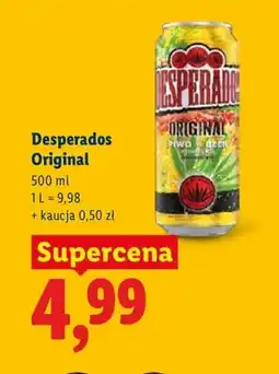 Lidl Piwo Desperados Original oferta