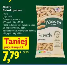 Lidl Fistaszki prażone Alesto oferta