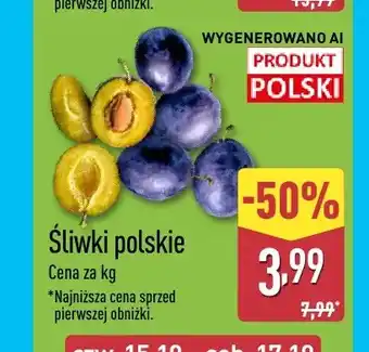 ALDI Śliwki polskie oferta