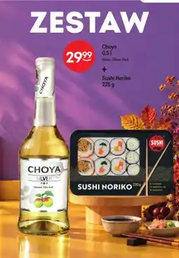 Żabka Wino białe Zestaw Choya Silver + Sushi Noriko oferta