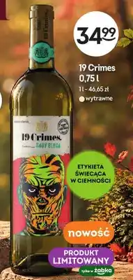 Żabka Wino białe wytrawne 19 Crimes Sauvy Block oferta