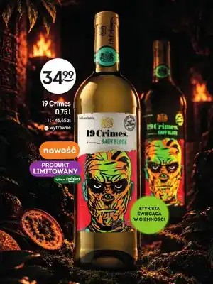 Żabka Wino białe wytrawne 19 Crimes Sauv Block oferta