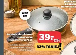 Netto Patelnia aluminiowa z pokrywką Mg Home Verden 22 cm oferta