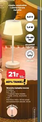 Netto Wysoka lampka nocna oferta