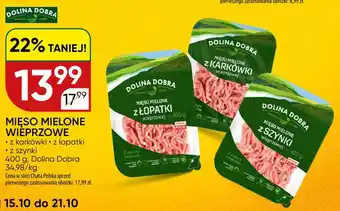 Mięso mielone wieprzowe z karkówki Dolina Dobra