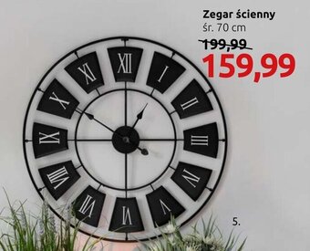 Black Red White Zegar ścienny oferta