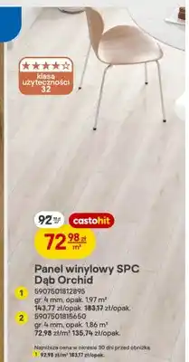 Castorama Panel winylowy Spc Dąb Orchid oferta