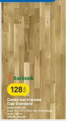 Castorama Deska warstwowa Dąb Standard Barlinek oferta