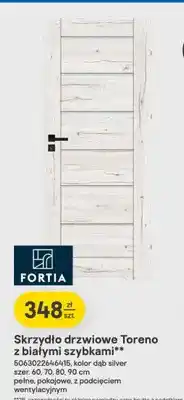 Castorama Skrzydło drzwiowe Toreno z białymi szybkami Fortia oferta