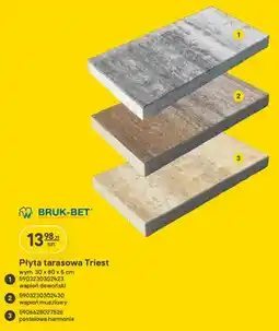 Castorama Płyta tarasowa Triest 30x60x5 cm Bruk-Bet oferta