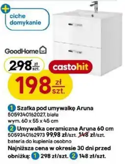 Castorama Szafka pod umywalkę Aruna oferta