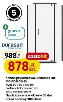 Castorama Kabina prysznicowa Diamond Plus oferta