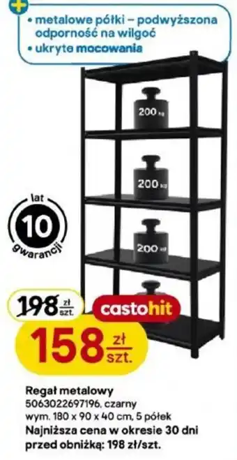 Regał metalowy castohit
