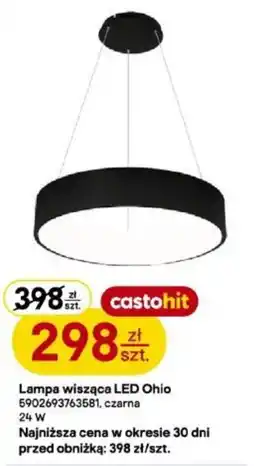 Castorama Lampa wisząca LED Ohio oferta
