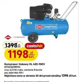 Castorama Kompresor tłokowy HL 425-100V oferta