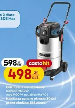 Castorama Odkurzacz warsztatowy Erbauer oferta