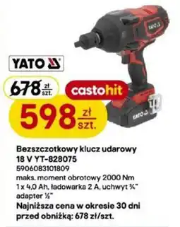 Castorama Yato Bezszczotkowy klucz udarowy oferta